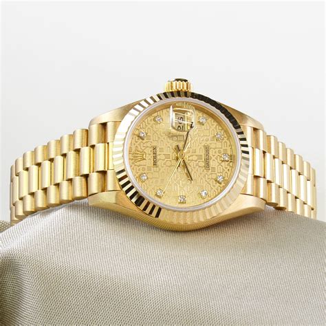 rolex yellow gold 10 point|Rolex gold oyster watch.